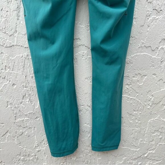 LULULEMON Leggings Women 4 Power Thru High Rise Teal Lagoon 23” - Picture 9 of 11